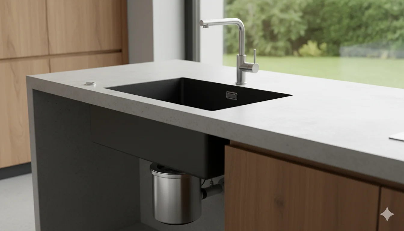 Évier obstrué nécessitant un débouchage professionnel